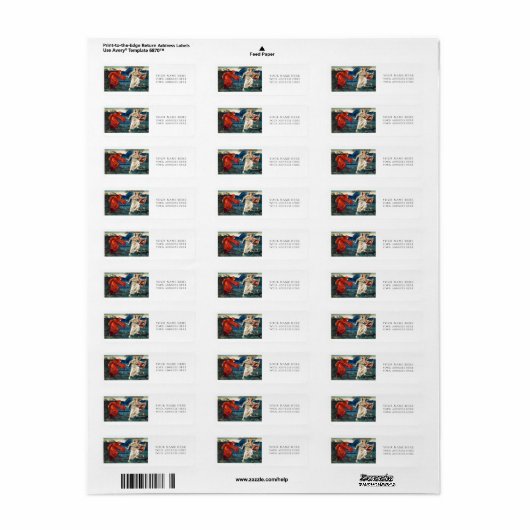 LABEL ADRES TERUGKEREN : LADER LEIDEN TOT DE PIJLE (Full Sheet)