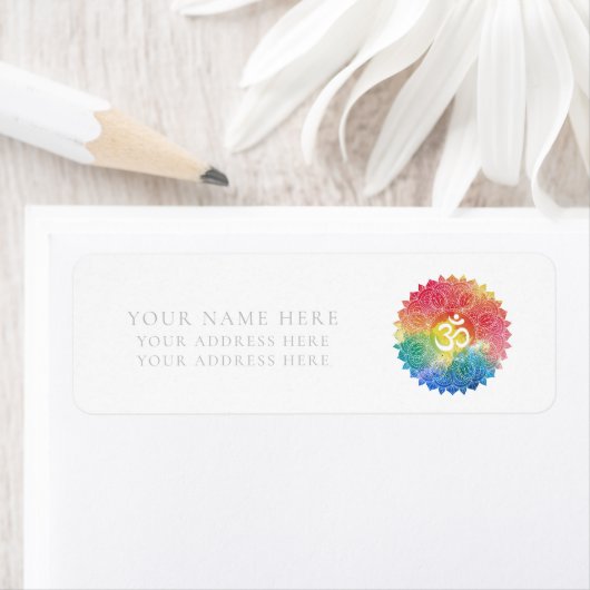 LABEL ADRES TERUGKEREN: RAINBOW MANDALA (Insitu)