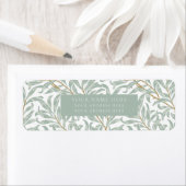 LABEL ADRES TERUGKEREN : WILLIAM MORRIS (Insitu)