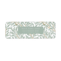 LABEL ADRES TERUGKEREN : WILLIAM MORRIS