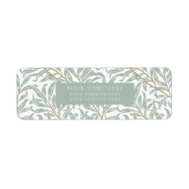 LABEL ADRES TERUGKEREN : WILLIAM MORRIS