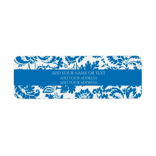 LABEL ADRES TERUGKEREN : WILLIAM MORRIS (Voorkant)