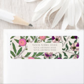 LABEL ADRES TERUGKEREN : WILLIAM MORRIS (Insitu)