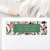 LABEL ADRES TERUGKEREN : WILLIAM MORRIS (Insitu)