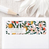 LABEL ADRES TERUGKEREN : WILLIAM MORRIS (Insitu)