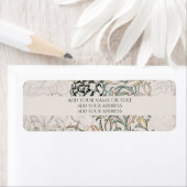 LABEL ADRES TERUGKEREN : WILLIAM MORRIS WILD TULIP (Insitu)