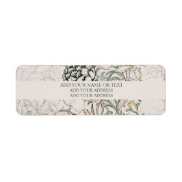 LABEL ADRES TERUGKEREN : WILLIAM MORRIS WILD TULIP