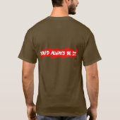 Label afspelen t-shirt (Achterkant)