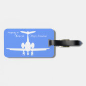  Label "Attendent Luggage Identity" Bagagelabel (Achterkant horizontaal)