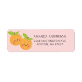 Label Baby shower kleine deelstukken (Voorkant)