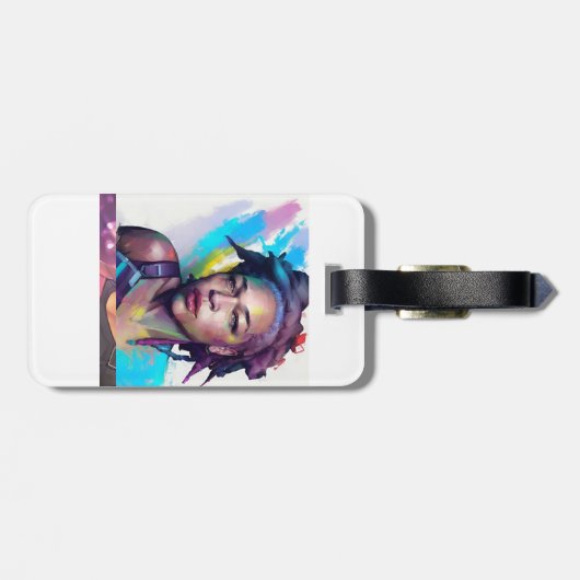 Label bagage 2 bagagelabel (Achterkant horizontaal)