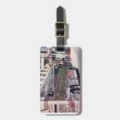 Label bagage voor reisbus bagagelabel (Voorkant verticaal)