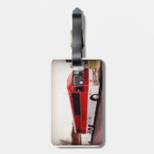 Label bagage voor reisbus bagagelabel (Achterkant verticaal)