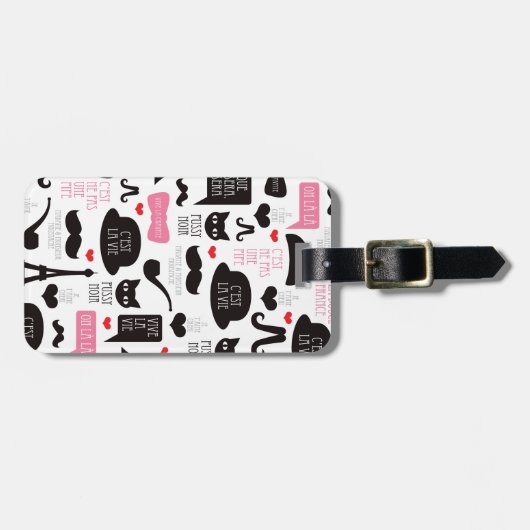 Label bagagelabel voor snorren (Voorkant horizontaal)