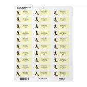  label Baltimore Oriole Bird (Full Sheet)