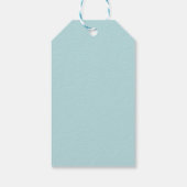 Label Bedankt kleine Cutie Baby shower Cadeaulabel (Achterkant)