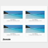 Label blauw adres (Vel)