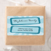 Label blauw Ray-adres (Insitu)