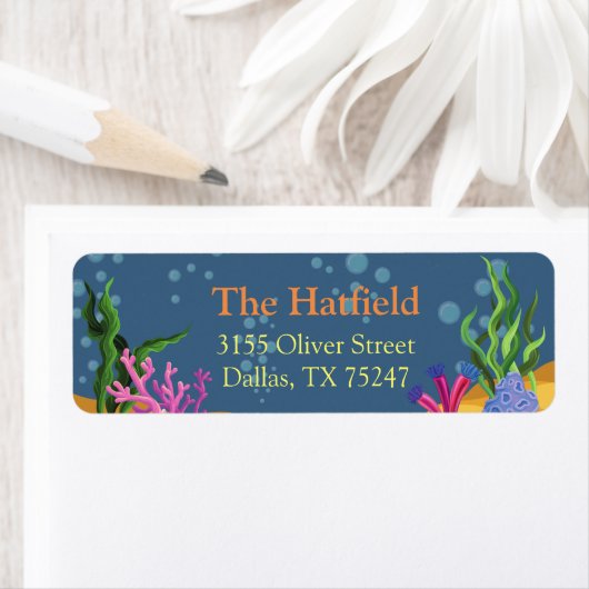 Label blauw retouradres (Insitu)