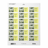 Label boeken Labels Private Library Daisy Flowers (Full Sheet)