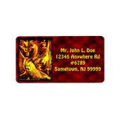 Label brandspionageadres (Voorkant)