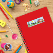 Label - brandweerwagen