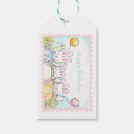 Label cadeau ballon Bunny Cadeaulabel