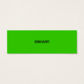 label cadeau voor neon kerstboom mini visitekaartjes (Achterkant)