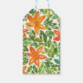 Label cadeau voor vakantie en handmatige verf cadeaulabel (Achterkant)