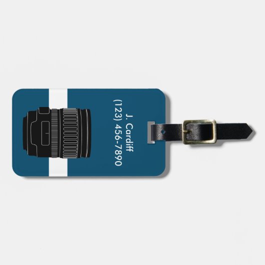 Label Camera Bag Bagagelabel (Voorkant horizontaal)