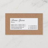 Label centrum - kartonnen doos Textuur (Achterkant)