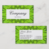 Label centrum - Leaf Kaliedoscope (Voorkant / Achterkant)