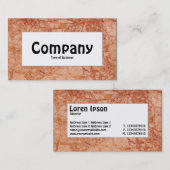Label centrum - marmer 02 (Voorkant / Achterkant)