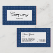 Label centrum - structuur met blauwe structuur (Voorkant / Achterkant)