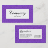 Label centrum - Violet Embossed Textuur (Voorkant / Achterkant)