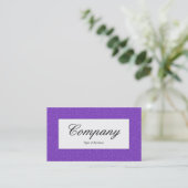Label centrum - Violet Embossed Textuur (Staand voorkant)