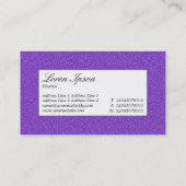 Label centrum - Violet Embossed Textuur (Achterkant)