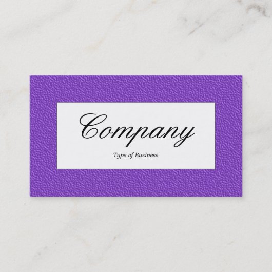 Label centrum - Violet Embossed Textuur (Voorkant)