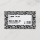 Label centrum - visschaal - B&W (Achterkant)