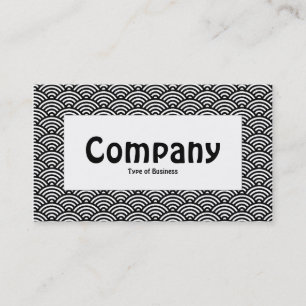 Label centrum - visschaal - B&W