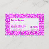 Label centrum - visschaal - magenta & wit (Achterkant)