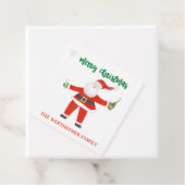 Label Champagne Santa Gift (In situ)