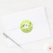 Label Chartreuse Glitter Lights (Envelop)
