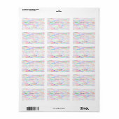 Label Chicago Text Design II (Full Sheet)