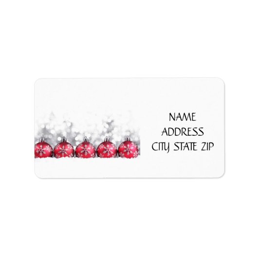 LABEL "CHRISTMAS DECOR" VOOR HOLIDAIR ADRES (Voorkant)
