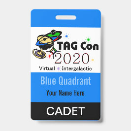 LABEL CON 2020 - Blauw kwadrant - Cadet Badge