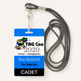 LABEL CON 2020 - Blauw kwadrant - Cadet Badge