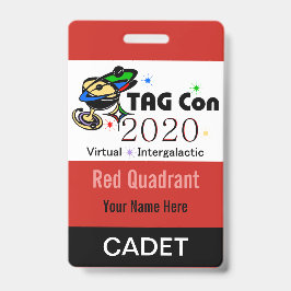 LABEL CON 2020 - Rood kwadrant - Cadet Badge