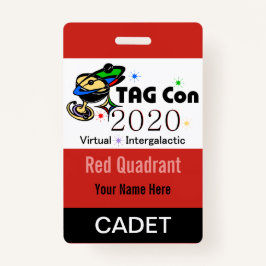 LABEL CON 2020 - Rood kwadrant - Cadet Badge