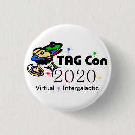 LABEL Con 2020 - Virtual Intergalactic Ronde Button 3,2 Cm